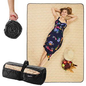 Extra Large Picnic blanket foldable (78” x 56”)